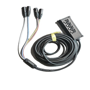 舞台音响延长线灯光信号控制线插排512卡龙6.5话筒线调音台连接