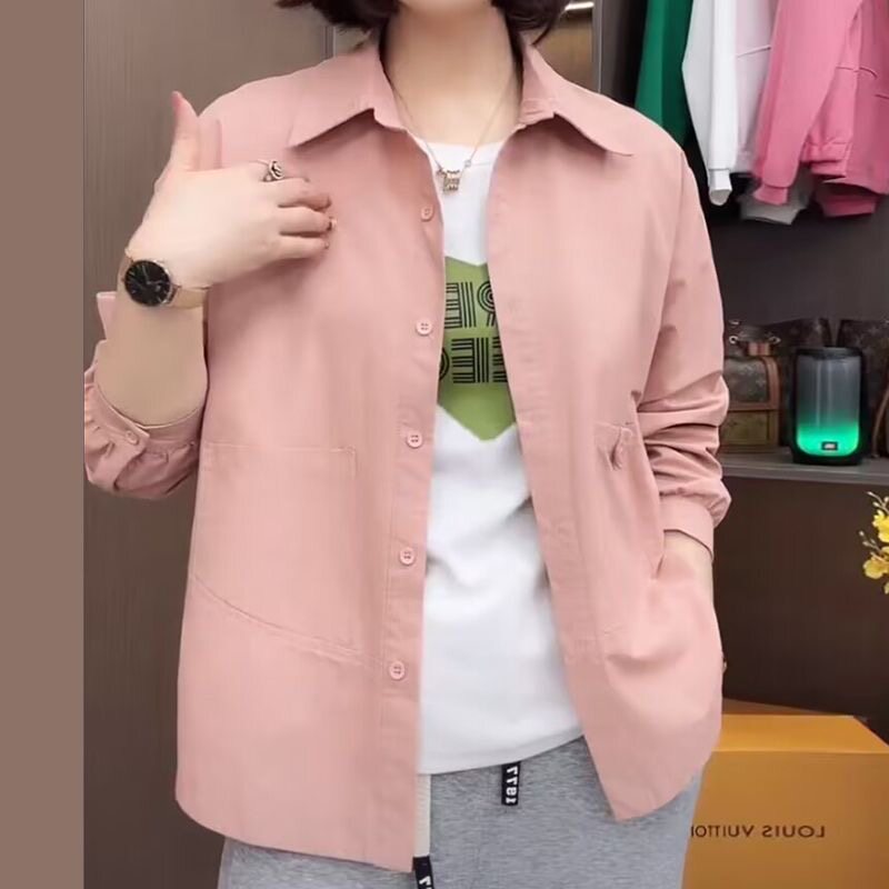 衬衣女2025春季新款休闲小众短外套