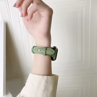 适用苹果手表s7表带男款 2代38 41mm男女生个性 潮牌新 applewatch8表带硅胶皮质iwatch表带高级7