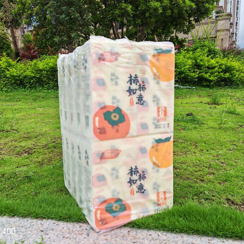 柔中洁柿柿如意抽纸80包