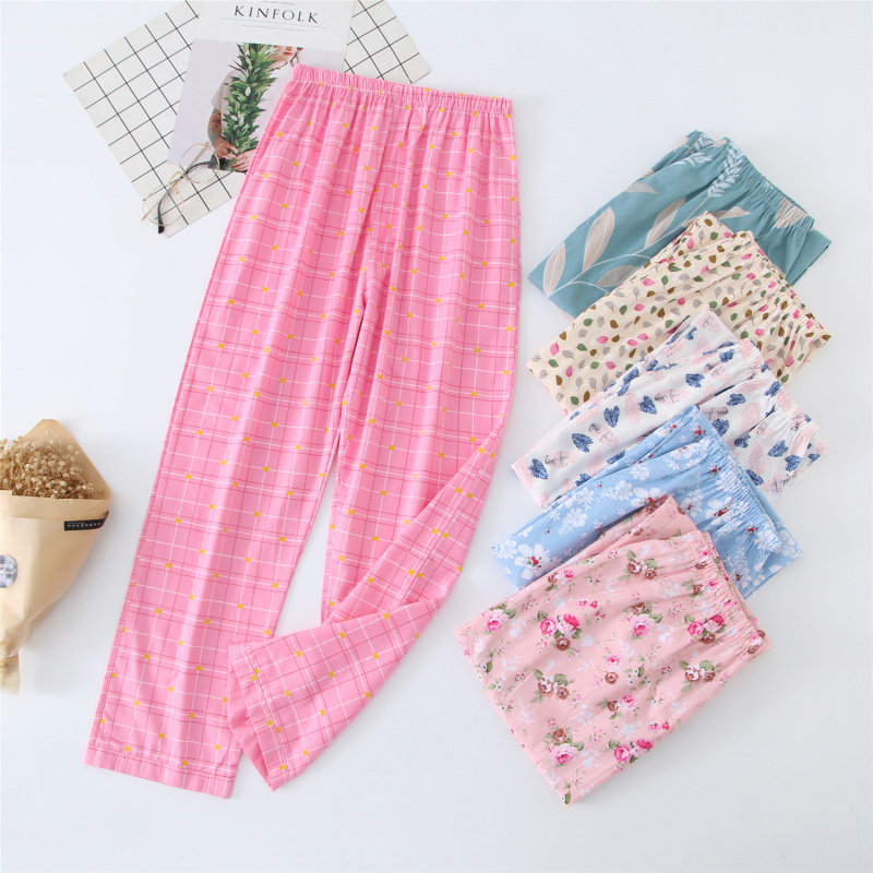 家居裤睡裤长裤空调薄款纯棉100%全棉日系可外穿长裤女家居服裤子,女士内衣/男士内衣/家居服,睡裤/家居裤,淘宝优惠券,粉丝福利购,淘宝优惠卷