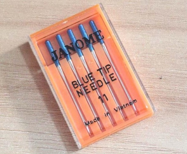 真善美蓝针 紫针 针织面料弹性面料防止跳针 蓝针 janome