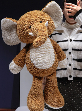 可爱跑跑系列安抚黄色小象毛绒玩具公仔儿童陪伴大象玩偶生日礼物