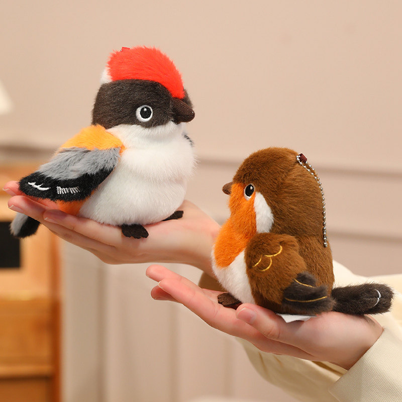 小鸟毛绒玩具家燕知更鸟山雀公仔小号挂件玩偶创意包挂饰生日礼物,玩具/童车/益智/积木/模型,毛绒/玩偶/公仔/布艺类玩具,淘宝优惠券,粉丝福利购,淘宝优惠卷