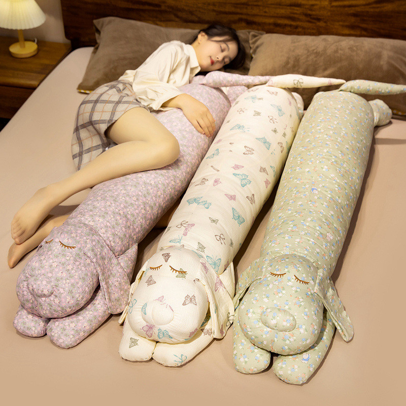 可爱趴趴狗抱枕长条枕女生床上