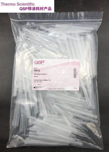 QSP袋装吸头 5ml 长小口管嘴 250根/包 095-Q 无DNA RNA 无热原