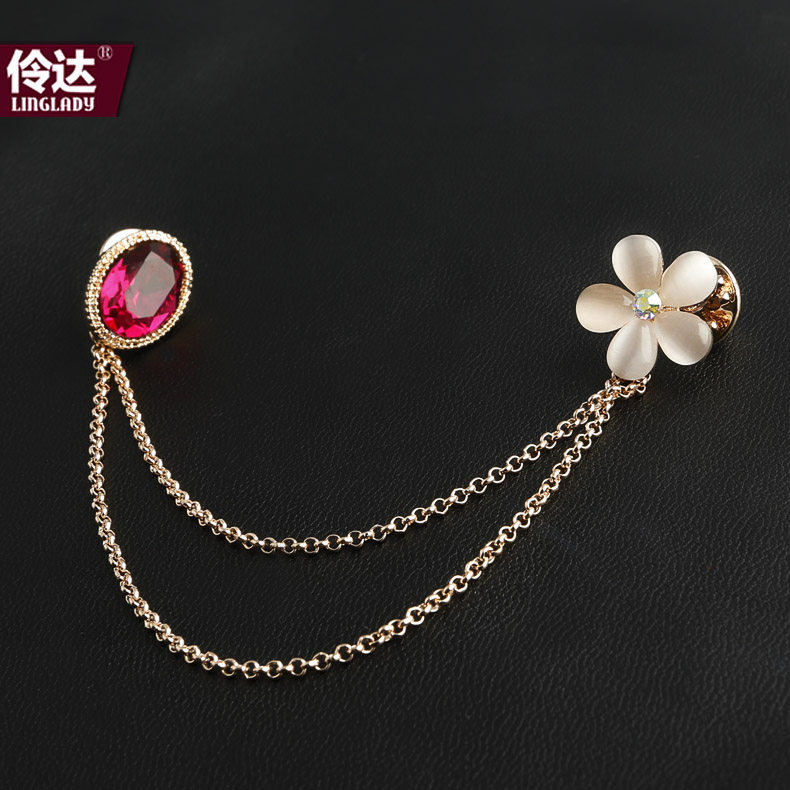 Broche femme LINGLADY en Zircon diamant - Ref 1176358 Image 4