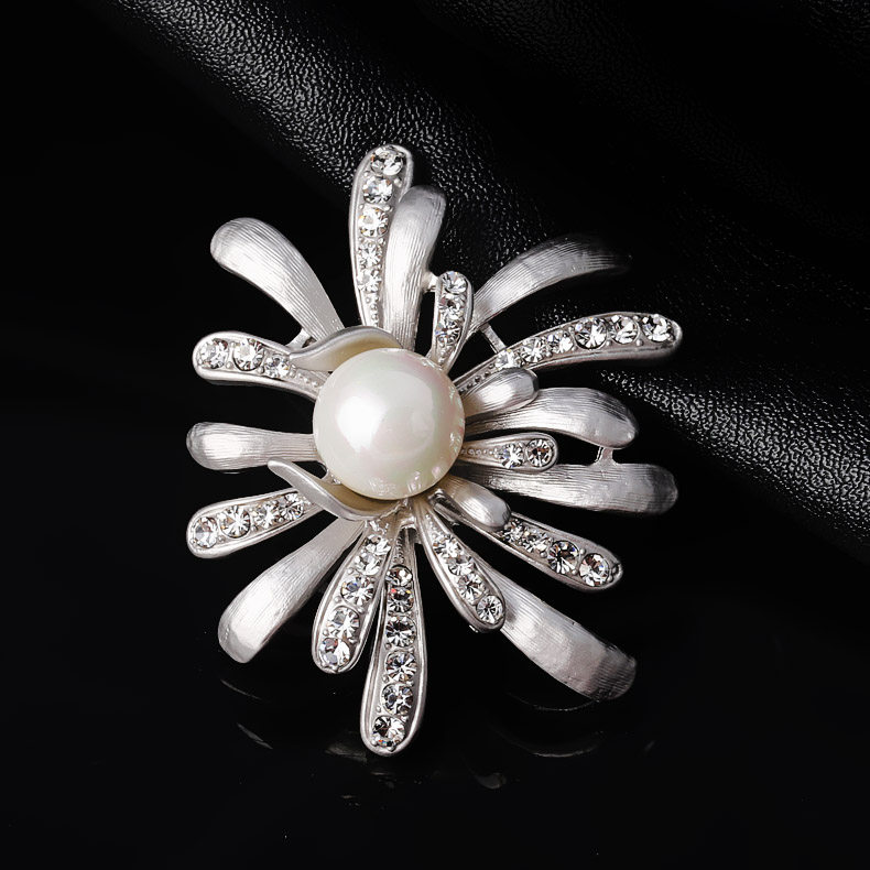 Broche femme LINGLADY en Zircon diamant - Ref 1172683 Image 5