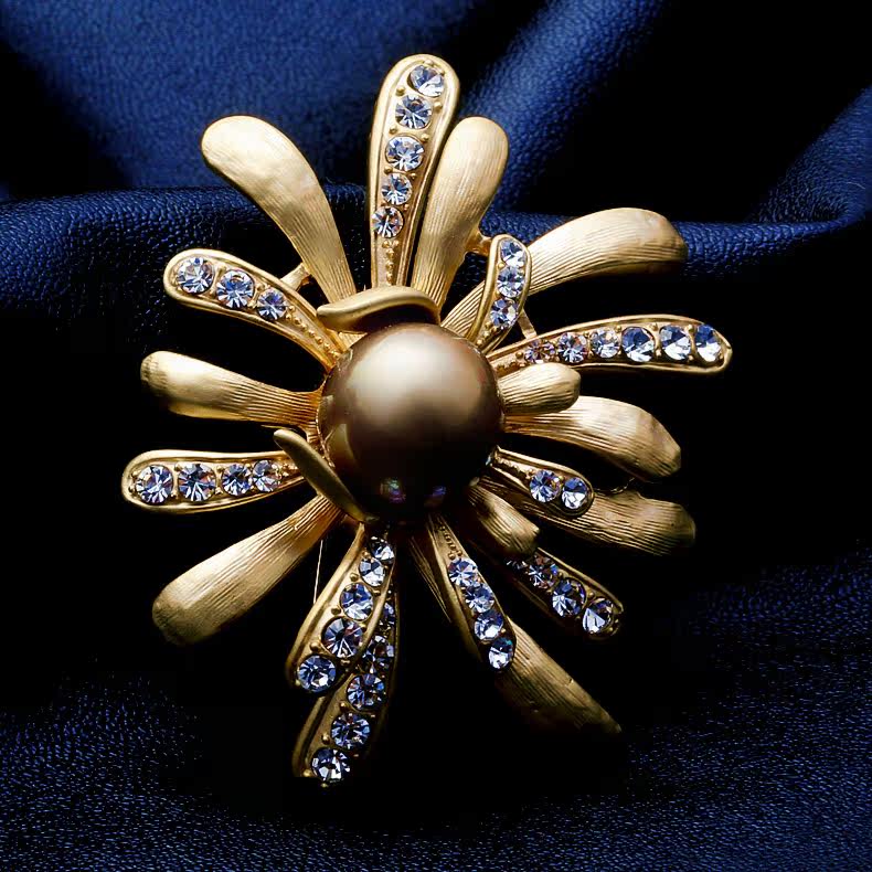 Broche femme LINGLADY en Zircon diamant - Ref 1172683 Image 4