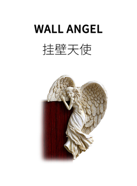 挂壁觉醒天使树脂创意摆件欧美