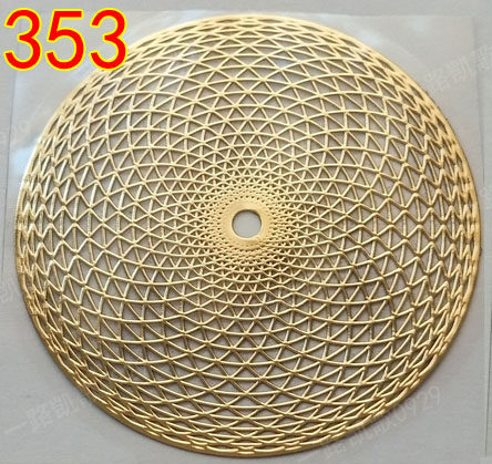几何形个性  图案 铜质金属贴手机金属贴纸353A
