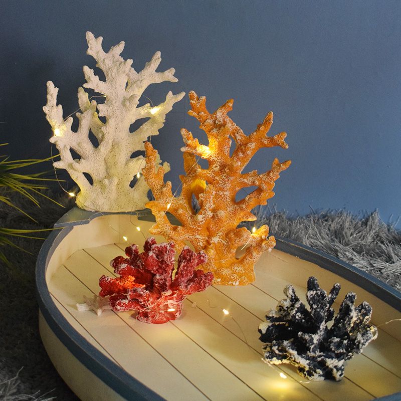 地中海树脂仿真珊瑚装饰摆件水族箱鱼缸造景海洋风主题装饰品摆设
