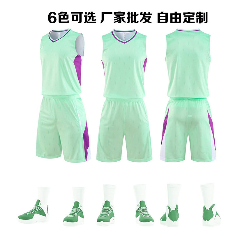 极速背心比赛团购训练队服印字号篮球服套装男大学生个性球衣