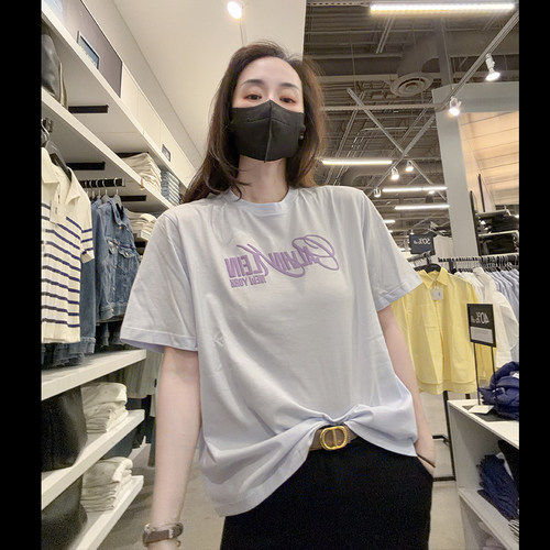 CalvinKlein女士圆领短袖T恤