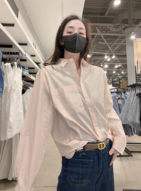CK女士长袖衬衫宽松款