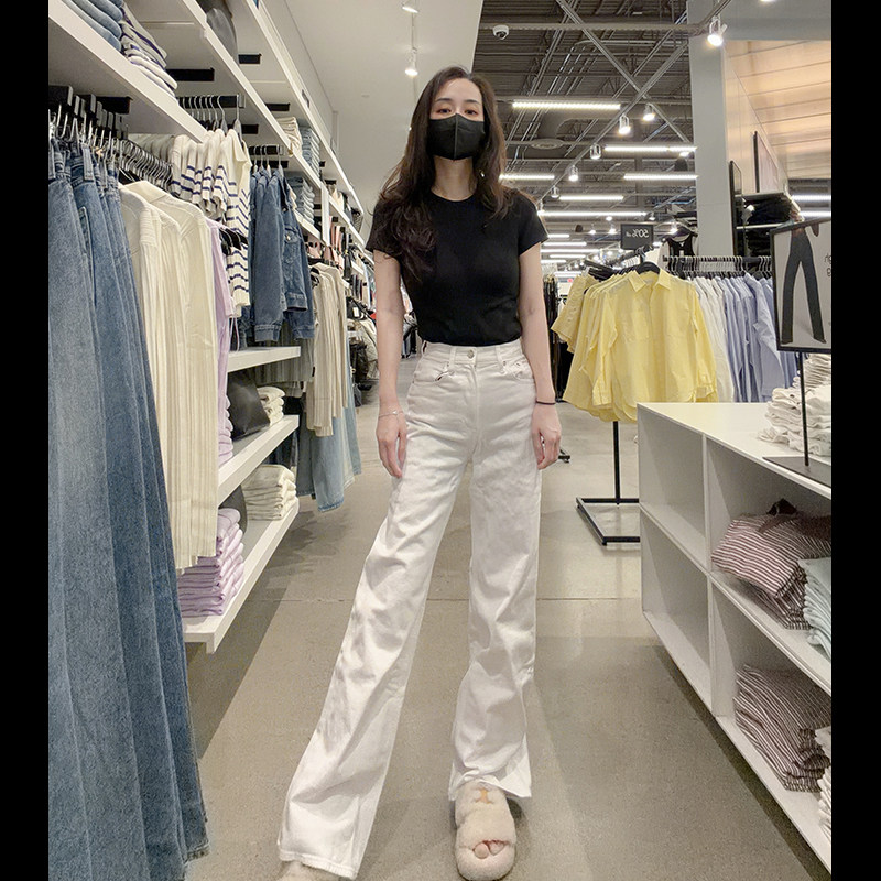 CK女士高腰舒适牛仔裤