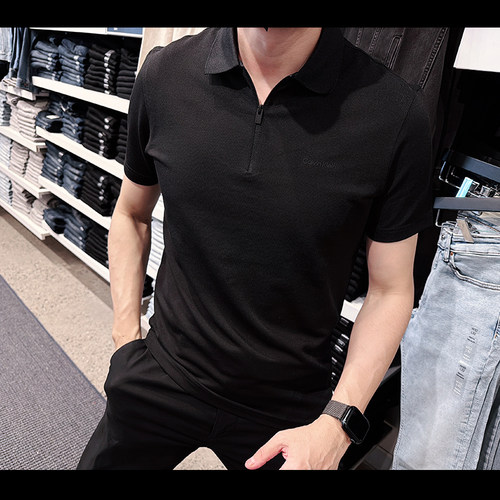 CalvinKleinCK商务休闲POLO衫