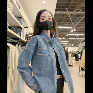 CK女士宽松版牛仔夹克外套