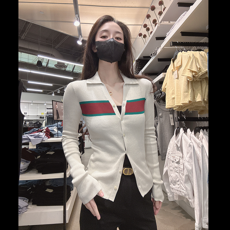 CalvinKlein女士翻领针织开衫