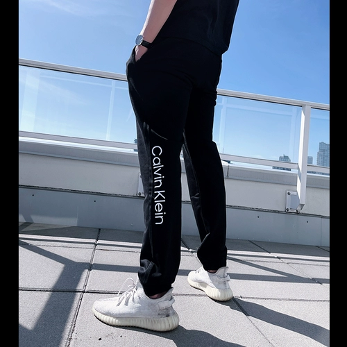 Calvin Klein/CK Мужские осенние брюки Спортивные брюки свободные лодыжки свободные брюки CM7-31