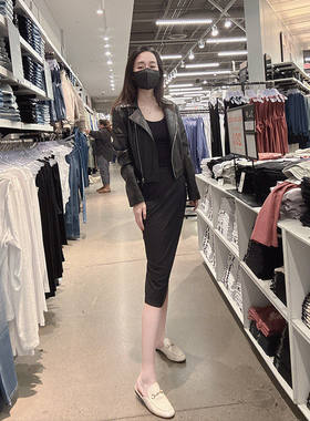 CK女士新款高腰气质半身裙