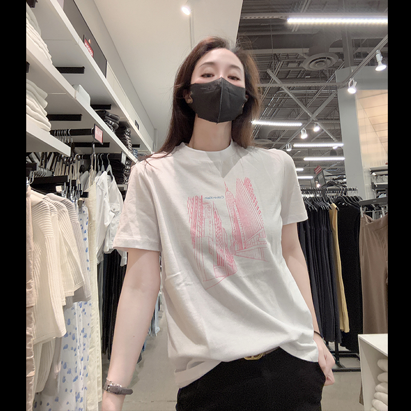 CalvinKlein女士圆领短袖T恤