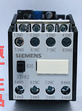 西门子 3TH82 62-0XM0交流接触器式继电器3TH8262-OX AC220V 24v
