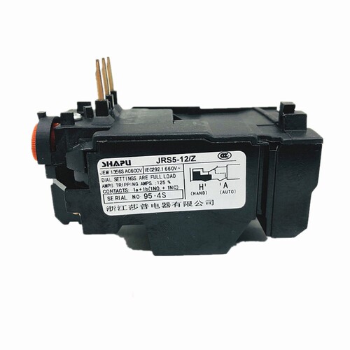莎普JRS5-12/Z 热过载继电器 保护器5.2-8A 6.6A 9A 11A空压机用
