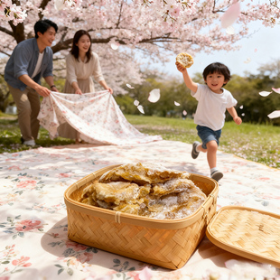 地方过年特产休闲油滋广式480g手工客家人木柴头年货零食传统糕点