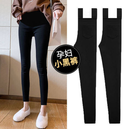孕妇裤春秋外穿薄款春夏款夏季牛仔裤子时尚大码春装打底裤小脚裤
