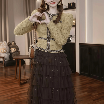 欧洲站又a又飒御姐连衣裙