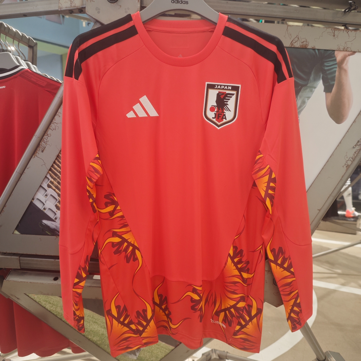 Adidas阿迪达斯26年世界杯日本国家队守门员球迷版长袖球衣KA9649