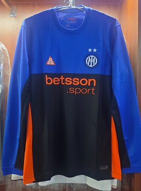 Nike耐克2026赛季国际米兰xACG球迷版男子速干长袖足球球衣IB3144