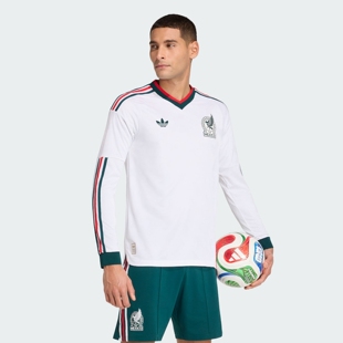 Adidas阿迪达斯墨西哥国家队世界杯客场球员版 球衣JZ2769 足球长袖