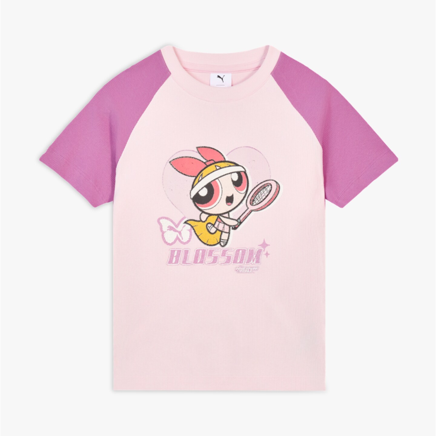 Puma飞天小女警联名撞色T恤