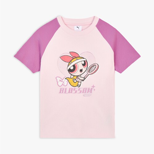 Puma飞天小女警联名撞色T恤
