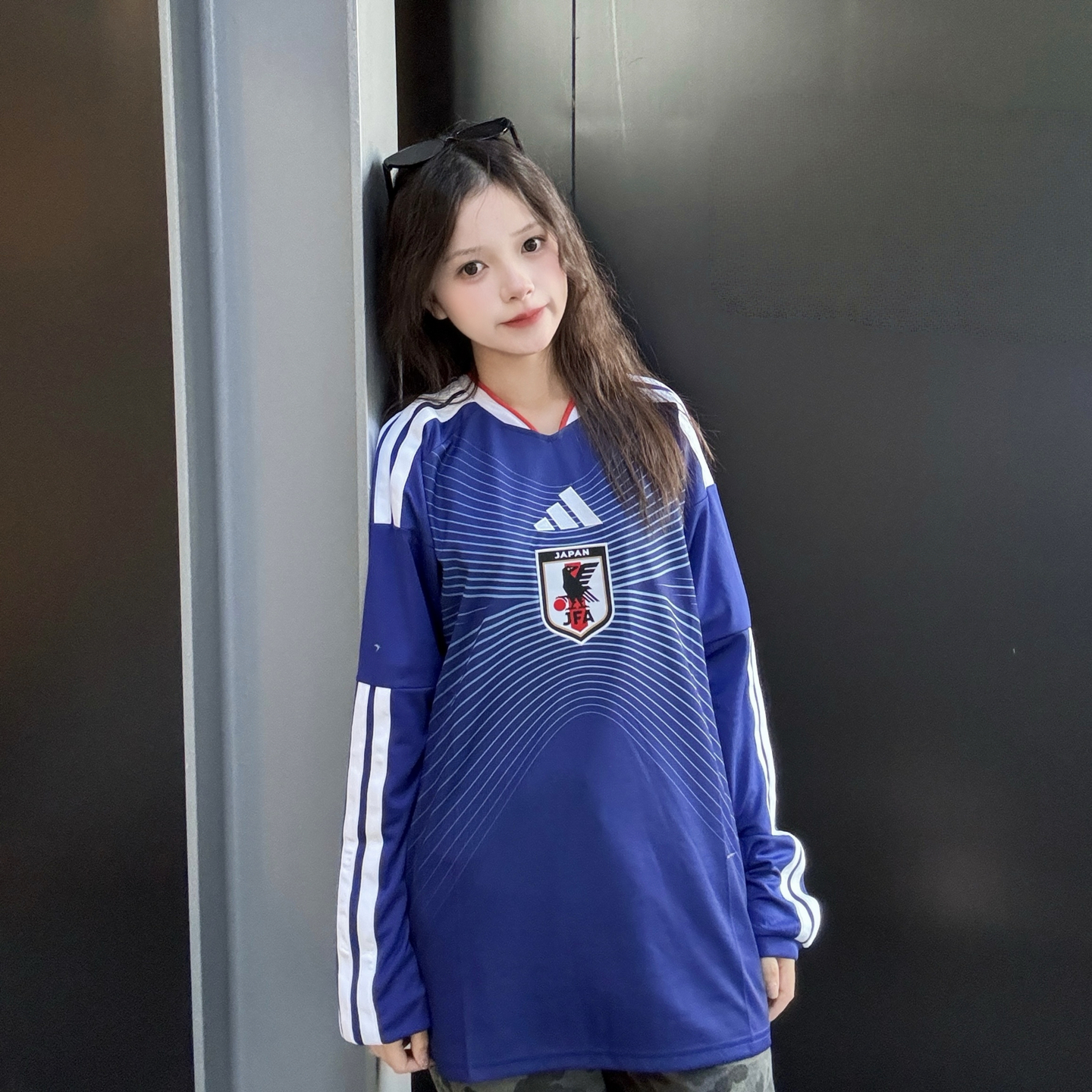 Adidas阿迪达斯26年日本国家队世界杯球衣主场球员版长袖JZ9681