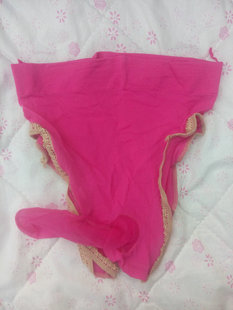 男士内裤三角裤丝袜JJ套超薄个性包芯丝袜内裤带套彩色四角平角裤