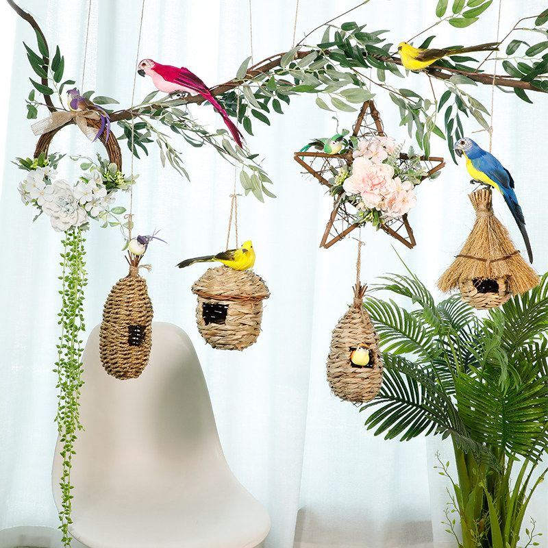 森系幼儿园主题墙角落装饰清新彷真花鸟田园挂饰走廊过道创意吊饰,家居饰品,吊饰/挂饰,淘宝优惠券,粉丝福利购,淘宝优惠卷