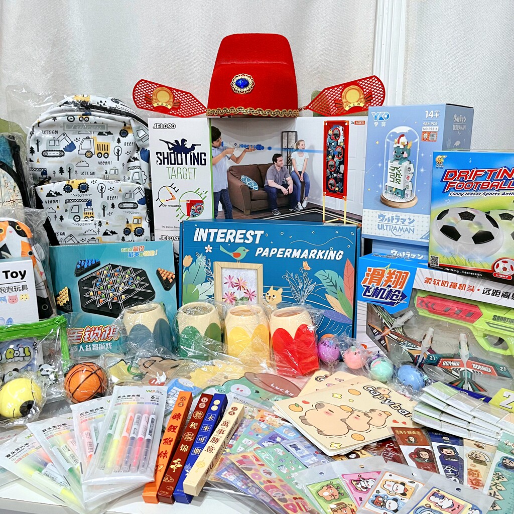 하문 어린이 중추절 케이크 베팅 세트 선물 패키지 599위안 초등학생 문구 및 장난감 선물 상자 무료