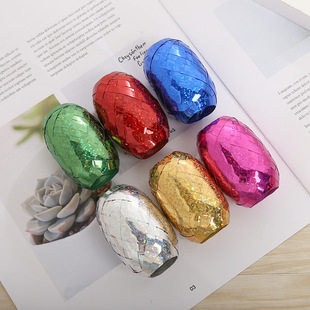 亮面镭射飘空气球丝带绑气球的绳子绑带彩带生日结婚开业布置用品