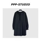 新款 STUDIO 时尚 简约百搭减龄设计款 20260482 娃娃领连衣裙