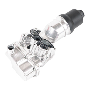 奥迪TT A6L A7高尔夫R尚酷EA113机油格座总成滤清器底座