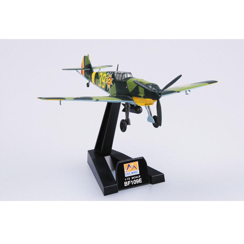 小号手37285 1/72bf-109e-3-罗马尼亚战斗机军事成品塑料模型玩具