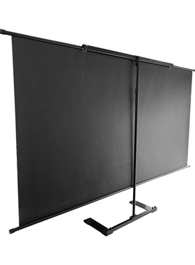 幕布支架投影机画框幕布简易幕布专用壁挂可移动免打孔80-150寸