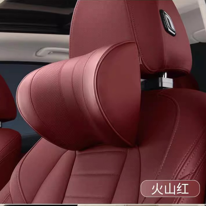 汽车可调四季皮革靠枕