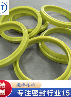 BINKS电动泵流体活塞密封圈194237绿色UPE高压柱塞泵防尘圈162844