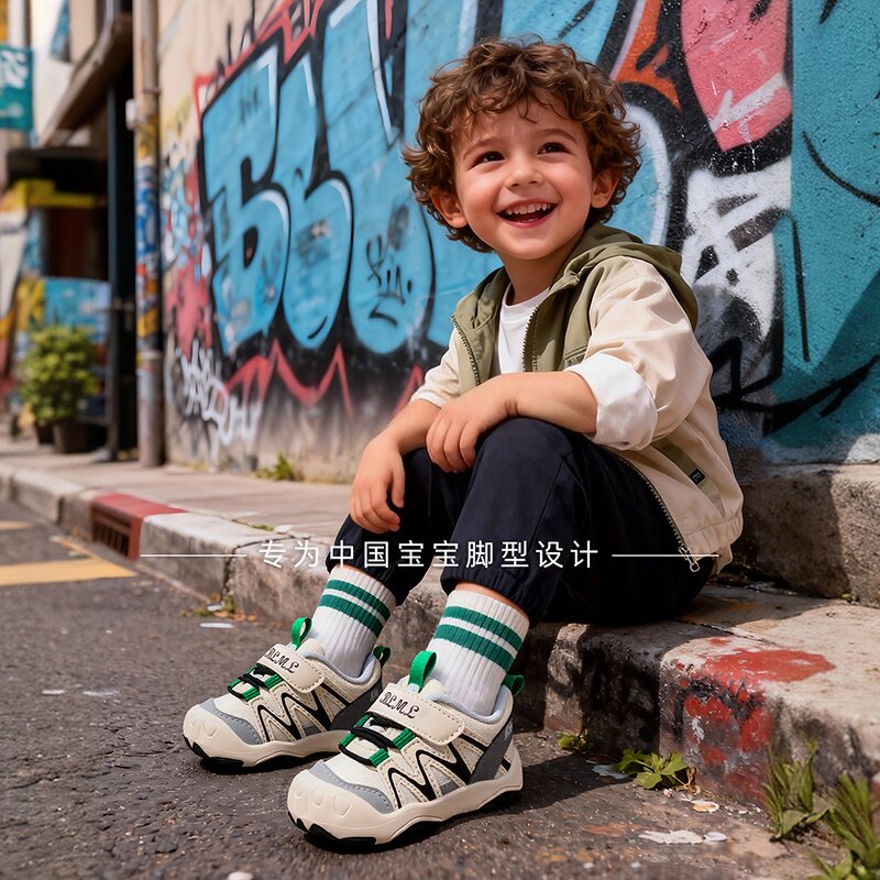 Ginofu魔术贴防滑轻便学步鞋