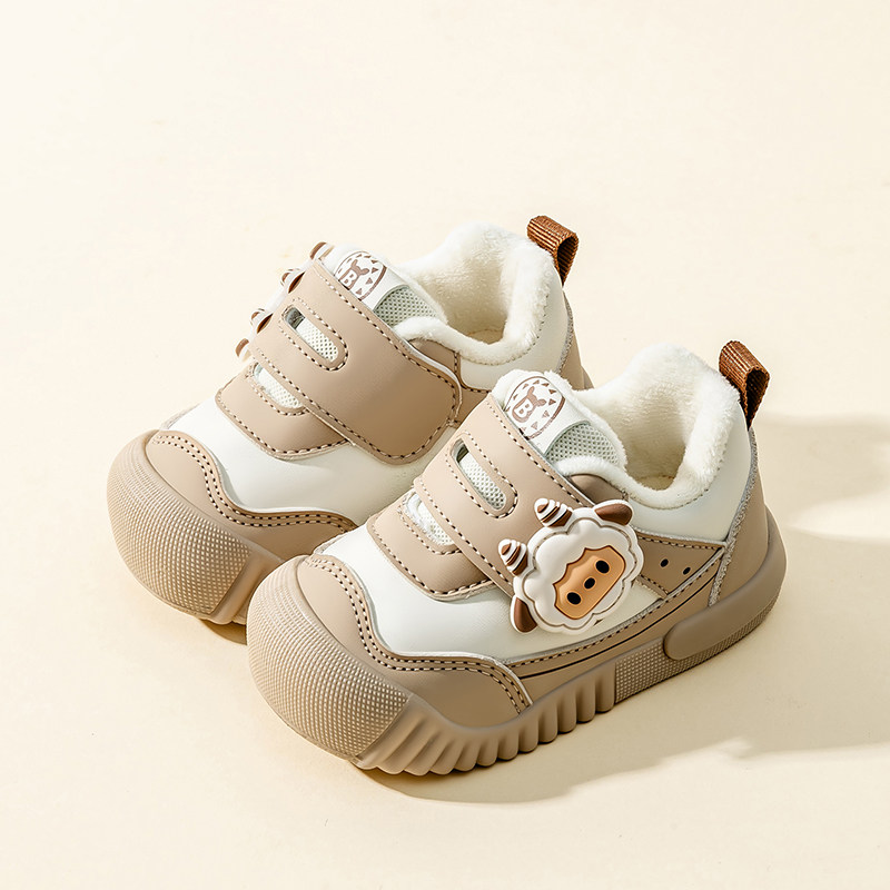 Ginofu正品卡通魔术贴学步鞋男女宝宝软底防滑保暖棉鞋儿童机能鞋,童鞋/婴儿鞋/亲子鞋,学步鞋,淘宝优惠券,粉丝福利购,淘宝优惠卷