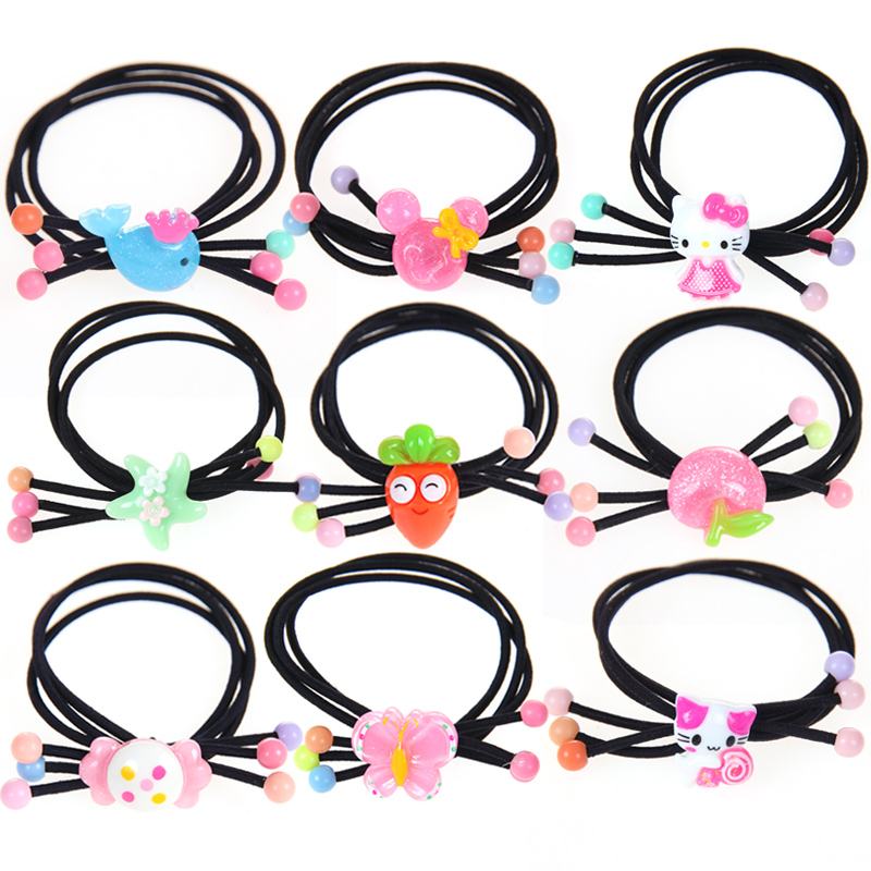 韩国儿童公主风女孩不伤卡通发绳